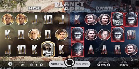 Игровой автомат Planet of the Apes (Планета Обезьян)  играть онлайн бесплатно